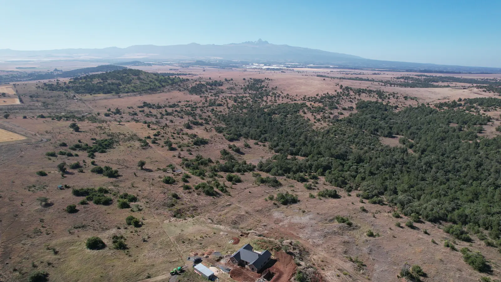 Aerial view of Chilli in Mt Kenya region